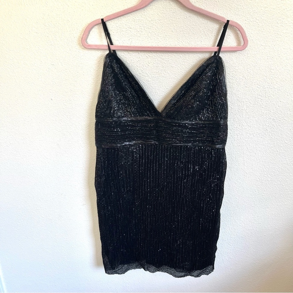Saylor x Free People / Frankie Black Sequin Dress - Picture 6 of 11